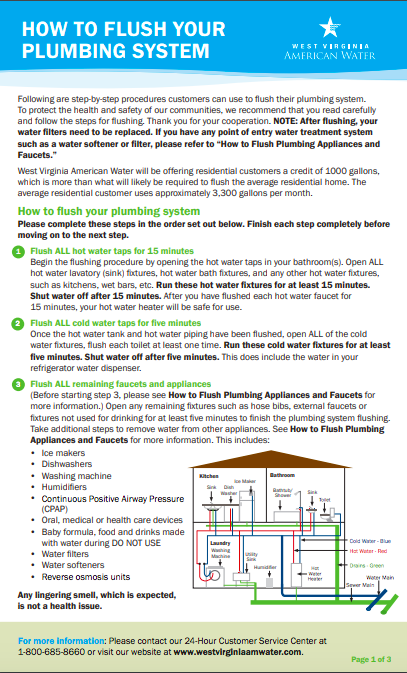 How to Flush Your Plumbing System.